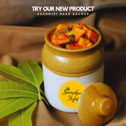 Homemade Mango and Knol Khol Aachar